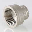 Муфта c переходом внутр. резьба (латун/никел.) 1/2" х3/8"VALTEC (упак-10шт)