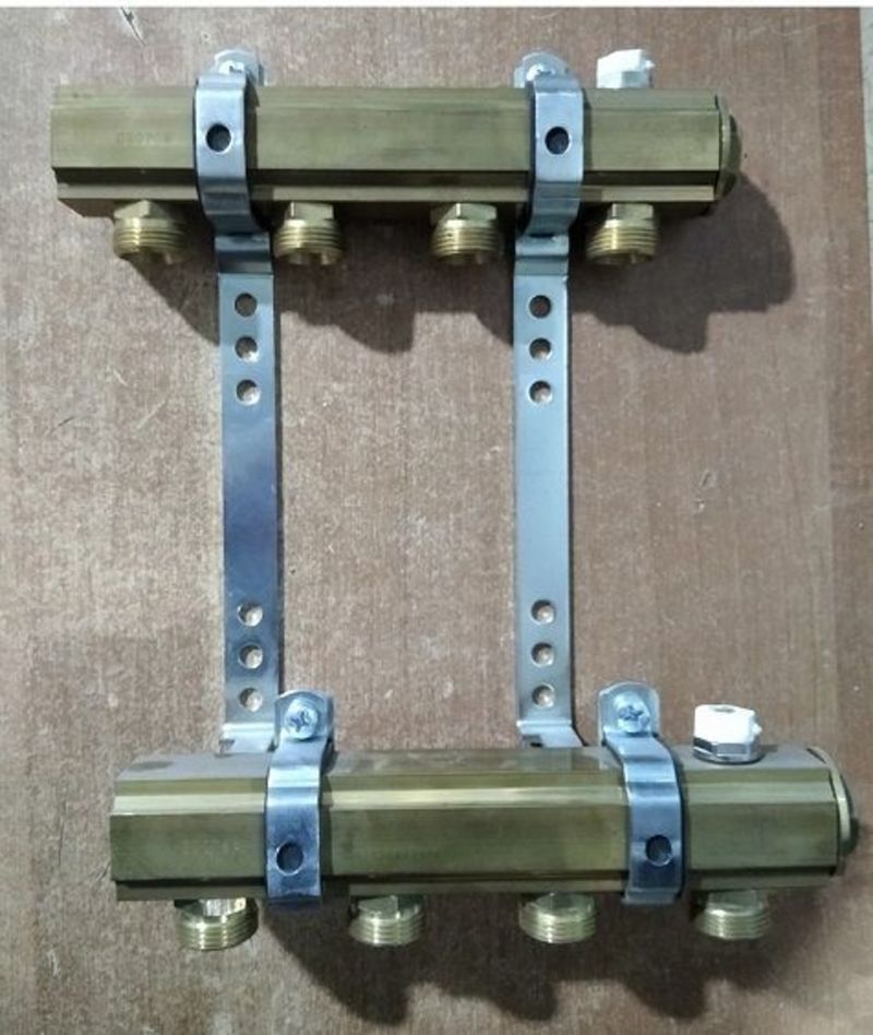 Коллектор в сборе 1" * 3/4" AG 3 контура