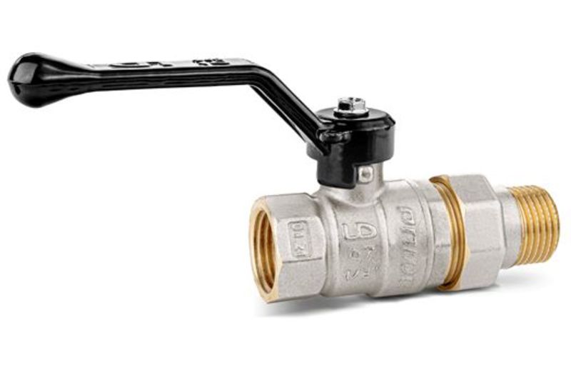 Шаровый кран лат. 3/4" СО СГОНОМ, рычаг LD Pride 47.20.В.ГШ.Р (уп.8шт)
