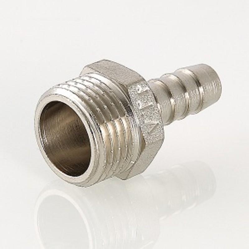 Штуцер для шланга никель 1/2"х10мм VALTEC
