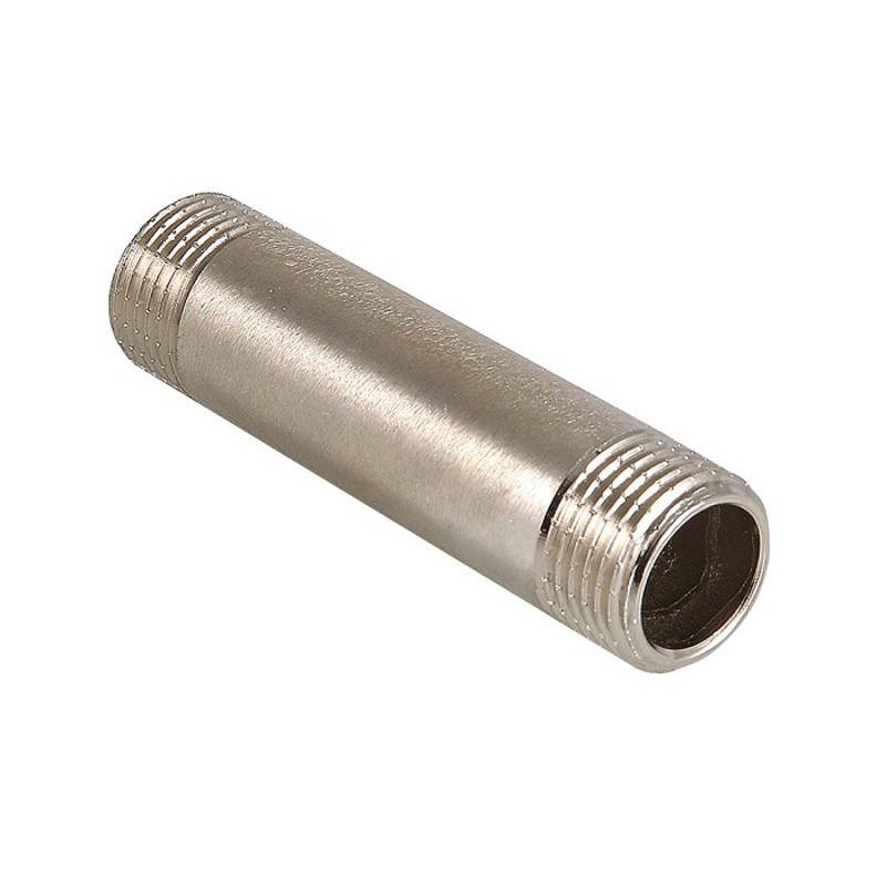 Бочонок нар.-нар. (латунный, никелированный) 1/2" х 200 VALTEC (упак-10шт)