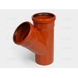 Тройник с уплотнительной резинкой  160x160x45 нар. кан. ОРАНЖ КОНТУР РР (уп.4шт)