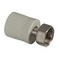 Муфта с металлической вставкой и накидной гайкой