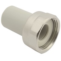 Переходник пластмассовый с накидной гайкой